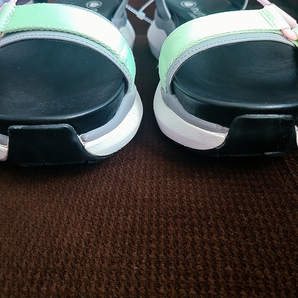 NURTURE  ROAM Multi-color Pastel 1-2”Platform /Block Heel Sandals Sz-10 - Picture 5 of 9